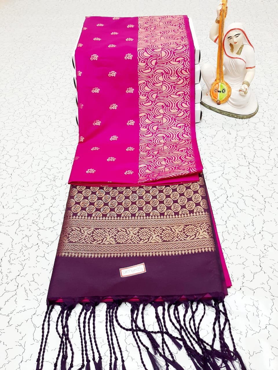 WhatsApp Image 2026-02-04 at 12.40.26 PM (1) TANA BROCADE SOFT SILK SAREE - Image 1