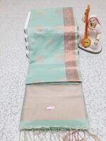 COPPER RADIANCE SOFT SILK SAREE - Image 3