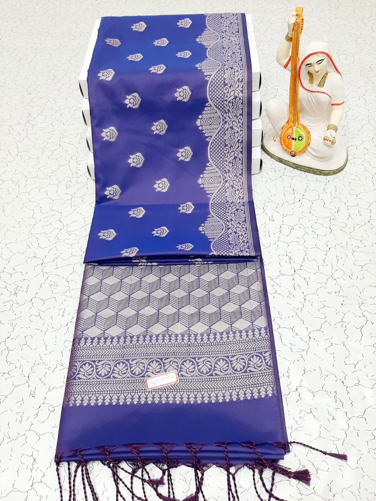 WhatsApp Image 2026-02-04 at 6.27.48 PM (1) GEOMETRIC GRACE SOFT SILK SAREE - Image 1