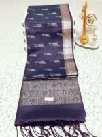 ROYAL ZIG-ZAG SOFT SILK SAREE